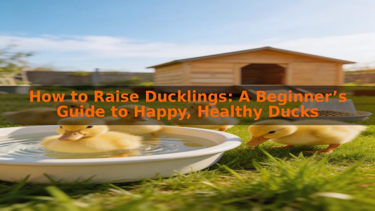 How to Raise Ducklings: A Beginner’s Guide to Happy, Healthy Ducks