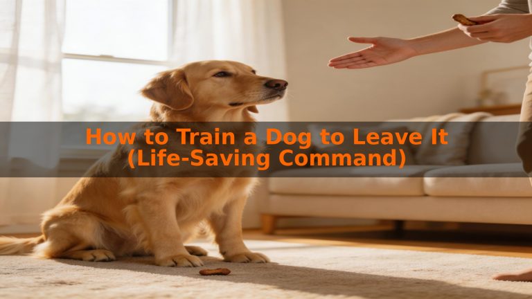 How to Train a Dog to Leave It (Life-Saving Command)