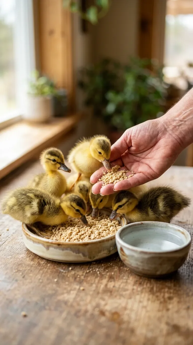 Feeding Ducklings: What, When & How